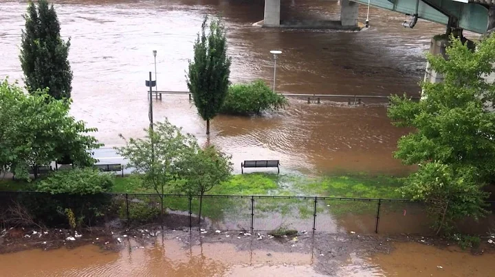 Schuylkill River at 2400 Chestnut After Hurricane Irene