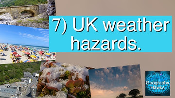 7) UK weather hazards. Powered by @GeographyHawks