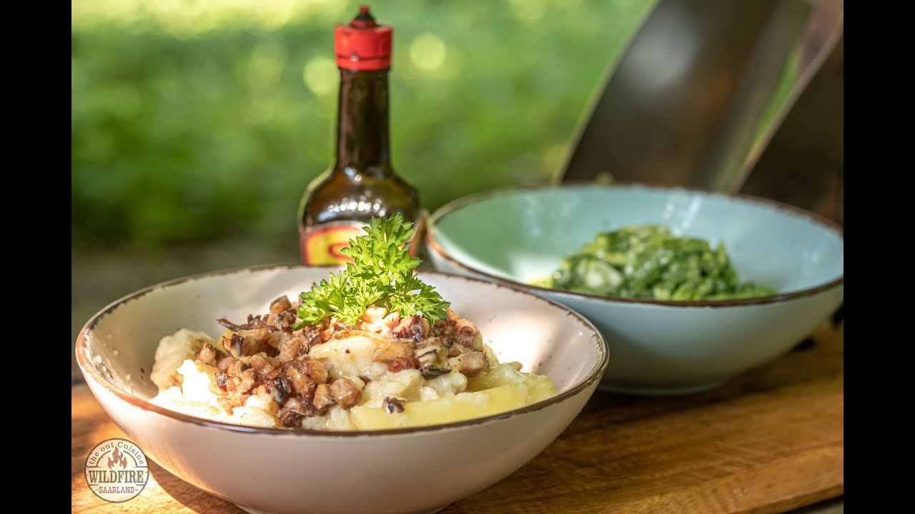 Geheirate / Geheirade / Verheirate / Mehklöße / Endivien / Salat / Saarländisches Nationalgericht