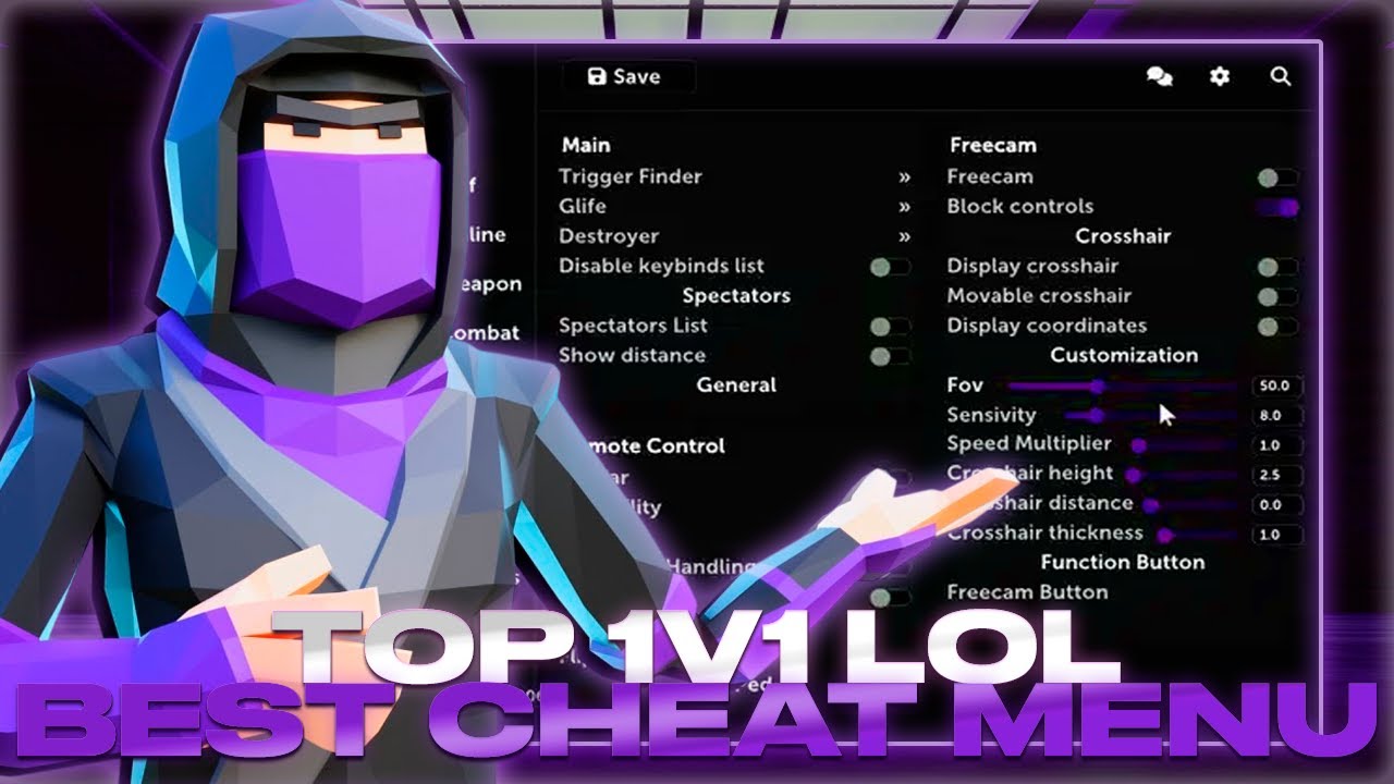 ^ShowCase^ Top 1v1 LoL - Best Cheat Menu | Updated Mods For 1V1LOL | Wallhack, Aim & Many | FREE