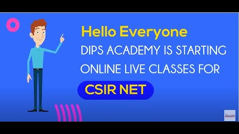 ONLINE CLASSES FOR CSIR  NET/JRF Math | DIPS Academy