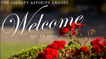 Faculty Affinity Groups Video (2021)