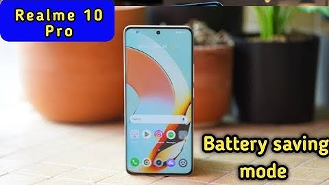 How to enable power saving mode in Realme 10 Pro,Realme 10 Pro mein battery saving on kaise Karen,