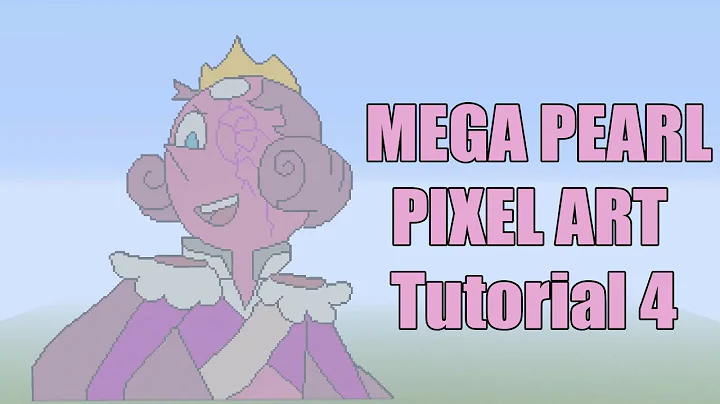 Minecraft Mega Pearl Pixel Art Tutorial Part 4 (Steven Universe)