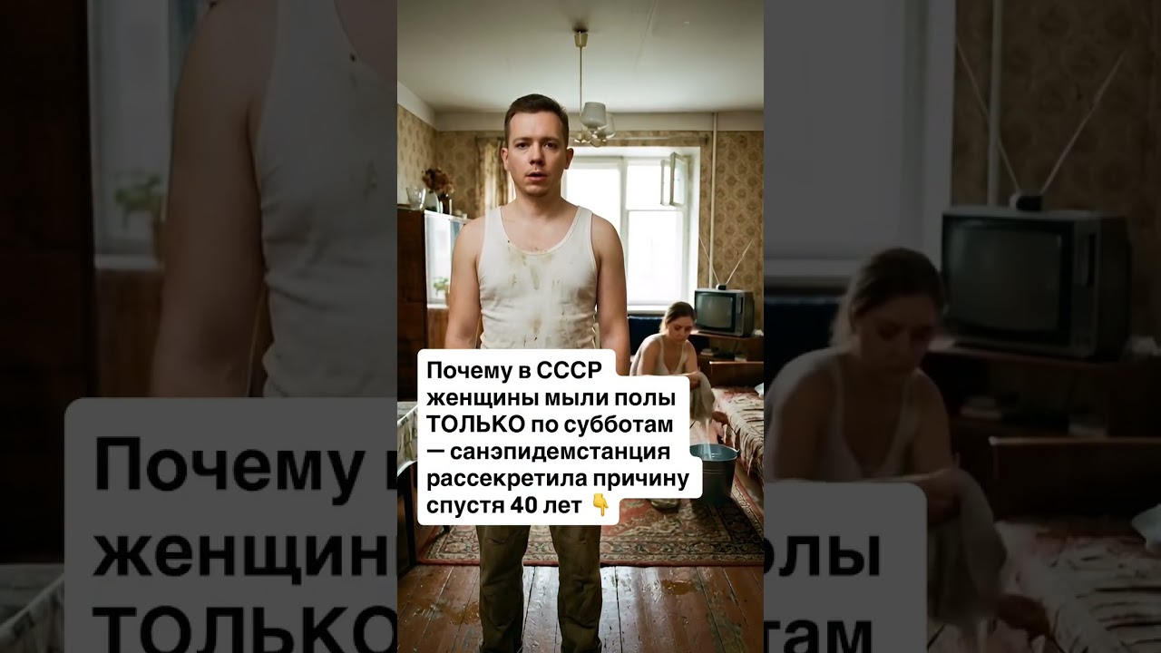 Почему в СССР женщины мыли полы ТОЛЬКО по субботам — санэпидемстанция рассекретила причину