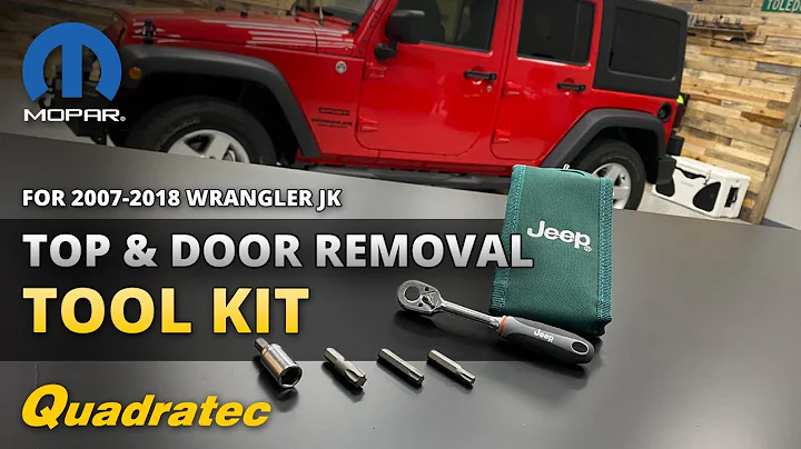 Mopar Top & Door Removal Tool Kit for 2007-2018 Jeep Wrangler JK