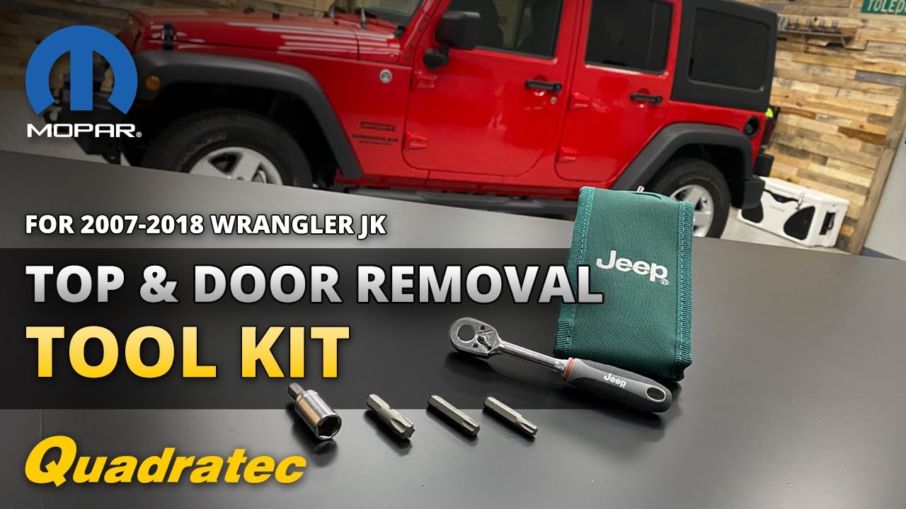 Mopar Top & Door Removal Tool Kit for 2007-2018 Jeep Wrangler JK - YouTube