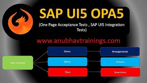 SAP UI5 OPA5 Integration Tests | SAP Fiori & WebIDE Full Stack Training on SAP Cloud Platform