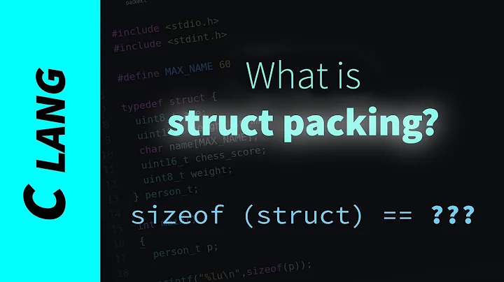 Struct packing: No, you're not going crazy.