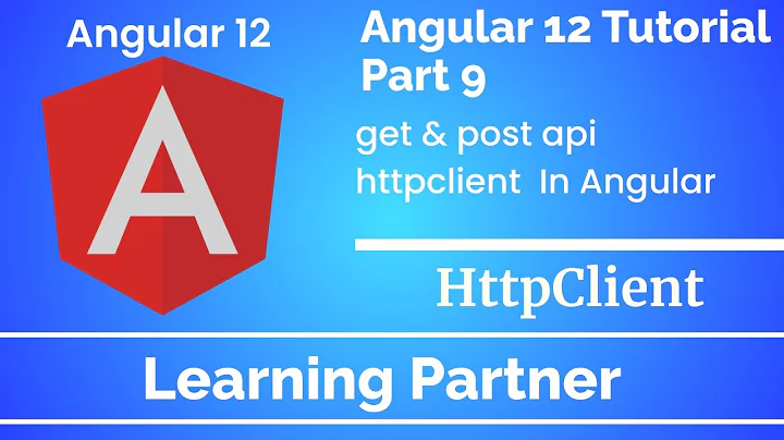 Angular 12 tutorial #9 Get & Post API with HttpClient using json server