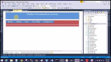 Online examination system in ASP.NET part 1