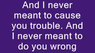 Video thumbnail of "Coldplay - Trouble Lyrics"