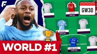 FPL GW30 RANK 1 TEAM SELECTION 🌍 MEET THE MANAGER 🤝 screenshot 3