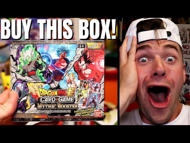 Dragon Ball Super Mythic Booster Is AWESOME! Booster Box Opening! class=