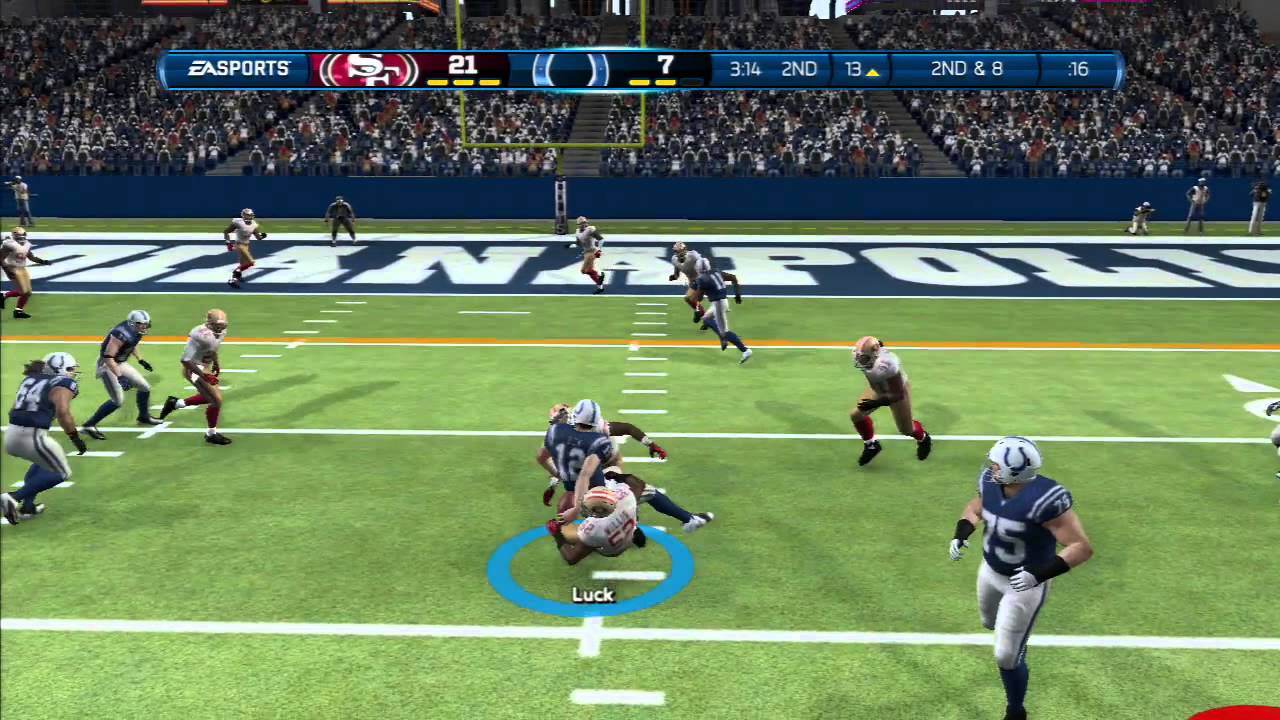 Madden 13:NEW STYLE COMMENTARY-Madden 13 ONLINE GAMEPLAY-COLTS Vs. 49ERS