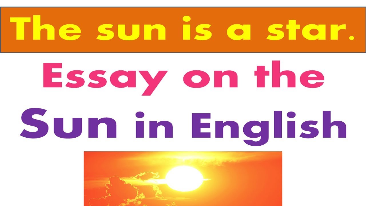 what is the sun essay