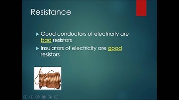 Chapter 15 Current Electricity Part 5 - Resistance Formula (R = V/I)
