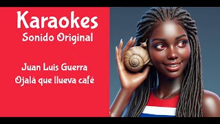 Juan Luis Guerra   Ojala que llueva cafe   Karaoke