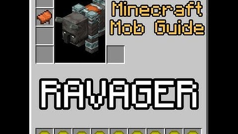 Minecraft Mob Guide - The Ravager - In Depth Tutorial (Mob Guide 2.0)