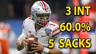 Breaking down Justin Fields' "worst" game at Ohio State