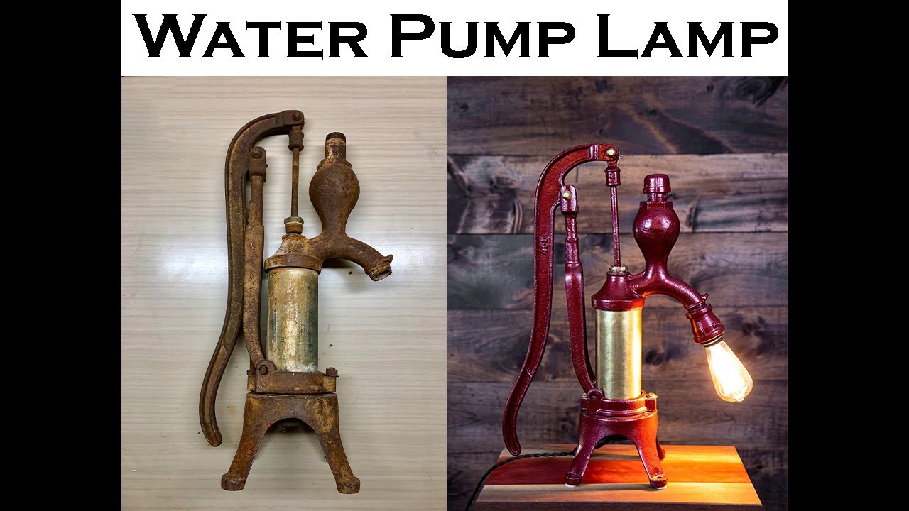 Building an Antique Water Pump Lamp YouTube