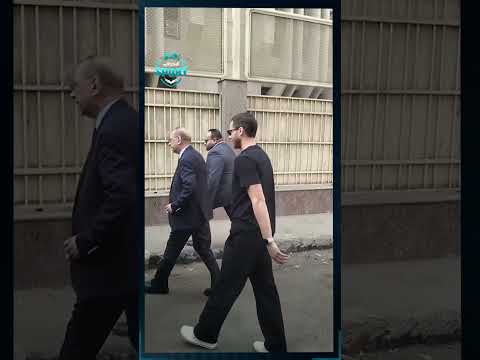 رمضان صبحي يصل محكمة الجيزة بتهمة التزوير ومحاميه أشرف عبد العزيز لمحكمة جنايات الجيزة