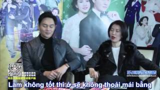 [Vietsub] Phỏng vấn Trương Trí Lâm Viên Vịnh Nghi họp báo show  