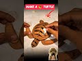 how to create cardboard turtle 🐢| #shorts #artandcraft #art