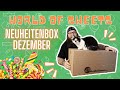 Weihnachtlicher world of sweets haul  neuheitenbox dezember 2023  unboxing und tastetest