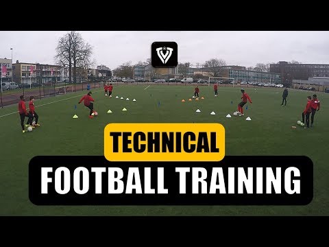 TECHNICAL FOOTBALL TRAINING | U9 - U10 - U11 - U12 - U13 - U14 | SOCCER EXERCISES | Thomas Vlaminck