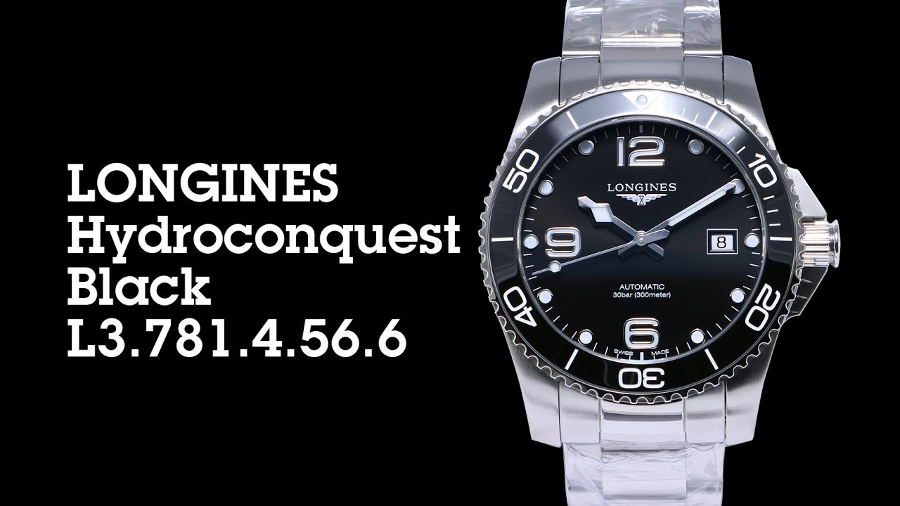 Longines HydroConquest Black L3.781.4 