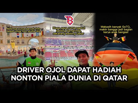 Kisah driver ojol nonton langsung Piala Dunia di Qatar, definisi hasil tak khianati usaha | TRENDING