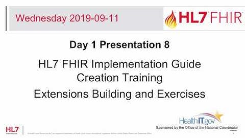 Profile Building - Exercise Two - FHIR Implementation Guide Creation Training