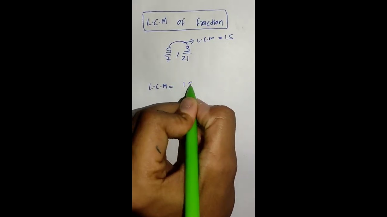 Trick For Fraction LCM See Description 