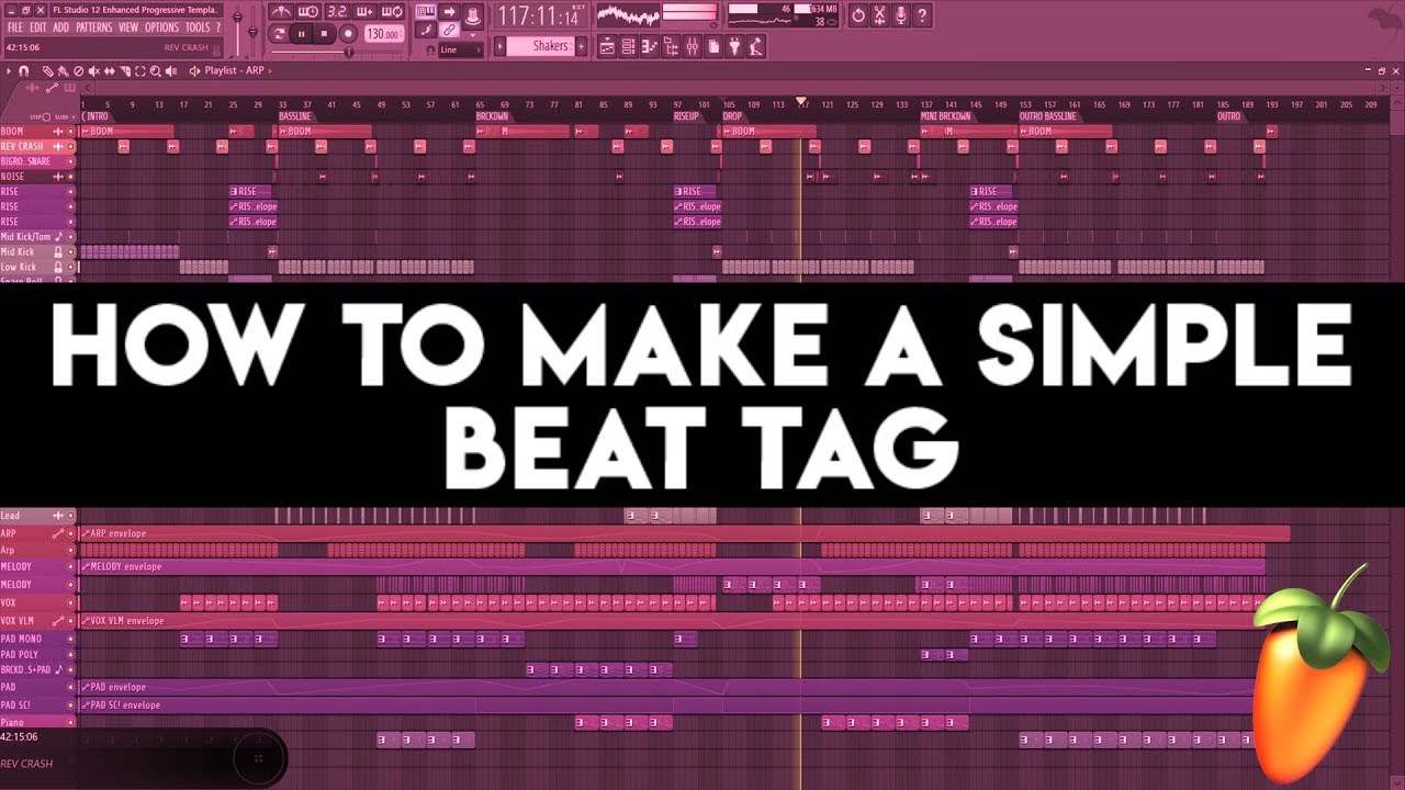 How To Make a Simple Beat Tag In FL Studio 12! YouTube