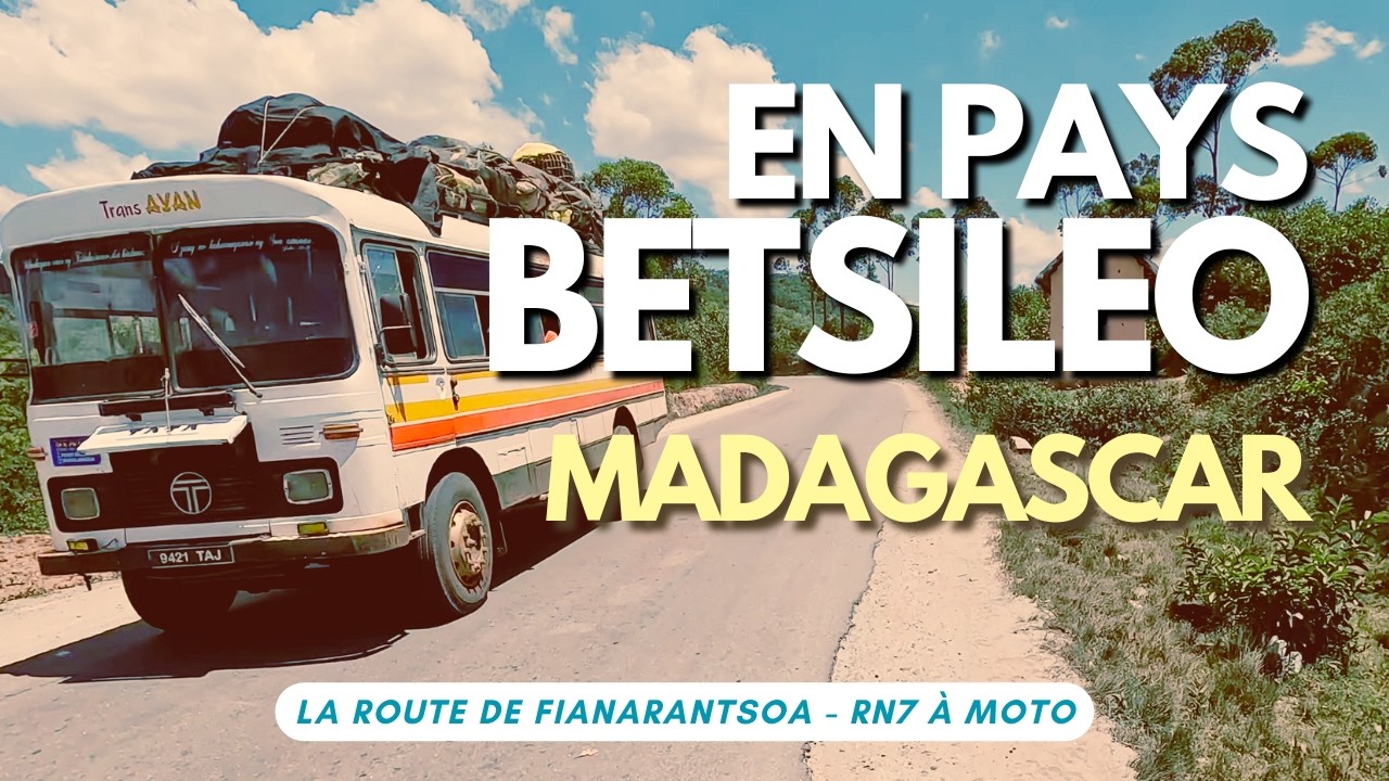 La route de FIANARANTSOA, Madagascar 🇲🇬 Voyage en Pays Betsileo [4K] Circuit Sud-Est à Moto S2E01