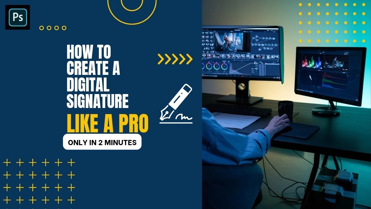 How to Create a Digital Signature in Photoshop | Simple Way | Gfx Design9