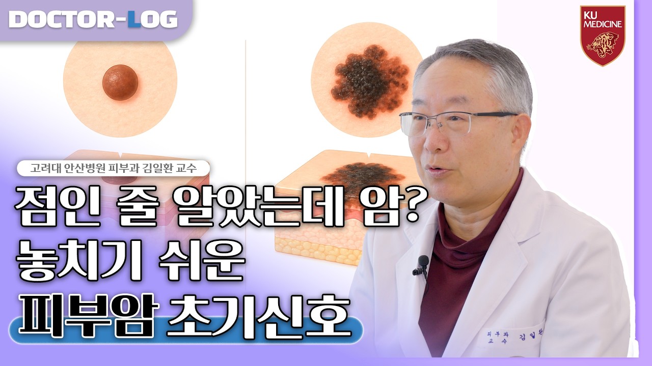 점인 줄 알았는데 피부암?! 피부암과 일반 점 구분하는 법🔎 | 피부암 종류, 초기 증상, 예방법 | Dr.log (ENG)