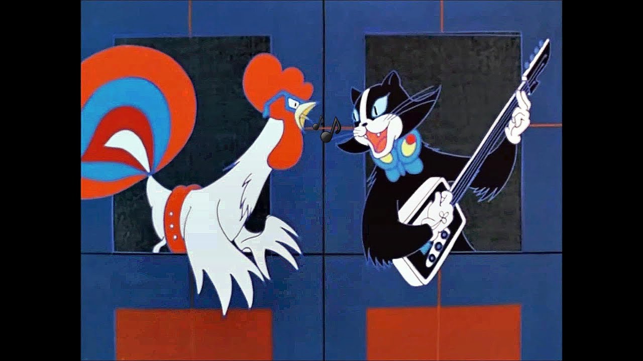 Петух из бременских музыкантов рисунок