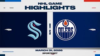 Celebrity NHL Highlights | Kraken vs. Oilers - March 31, 2026 Profile