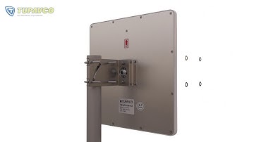 Tupavco TP511 Panel Wireless Outdoor Antenna 2.4GHz 20dBi - How To Video