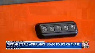 Woman Steals Ambulance, Leads Police On Chase