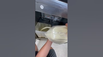 How to fill an Ice Cream Machine
