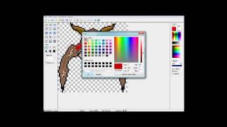 Lets draw in Game maker - retro spider creature
