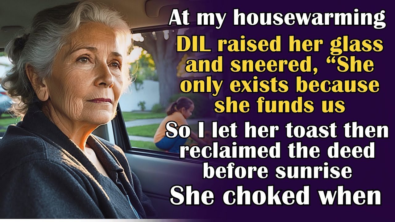 At the Housewarming Party, My DIL Laughed and Told Guests, “This Is the Woman We Tolerate for Her Wa