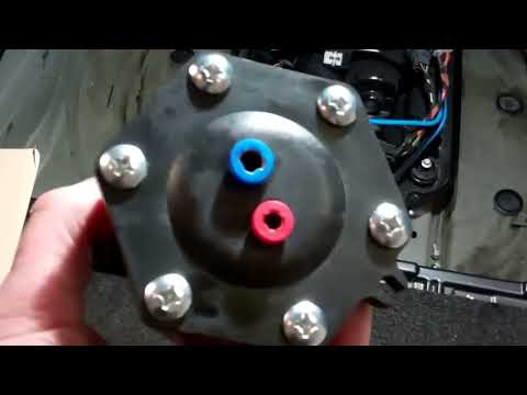 How to change air suspension compressor on Range Rover L322 2006-13 Hitachi