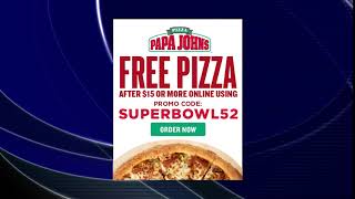 Papa Johns BB  Free Pizza