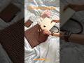 かぎ針で編むヘリンボーントートバッグ #crochet #knittig #かぎ針編み
