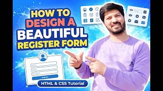 How to Design a Beautiful Register Form in HTML & CSS
