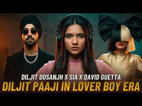 DILJIT PAAJI GOES INTERNATIONAL | DILJIT DOSANJH X SIA X DAVID GUETTA - RANJHA REACTION